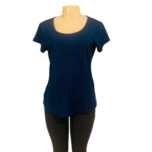Everlast Sz M Women Active Shirt Blue